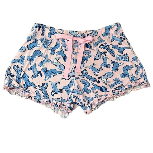 Lilly Pulitzer Pants - Lilli Pulitzer Dog Print Pajama shorts size xs